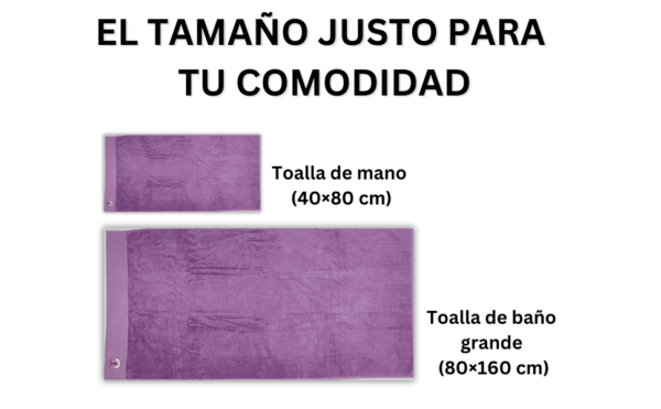 Set de Toallas Inteligentes Lila Amatista con NFC - 625 GSM Premium - Imagen 5