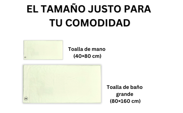 Set de Toallas Inteligentes Blanco Cuarzo con NFC - 625 GSM Premium - Imagen 5