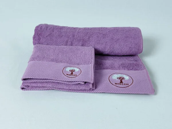 Set de Toallas Inteligentes Lila Amatista con NFC - 625 GSM Premium